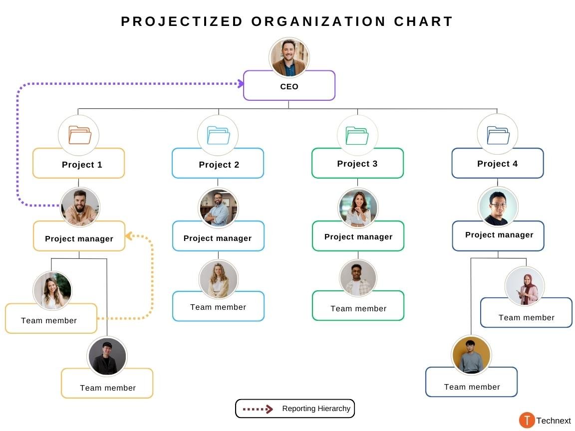 Projectized organization structure