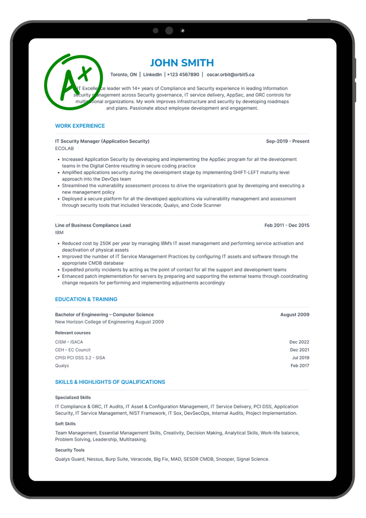 ai powered resume scorer 