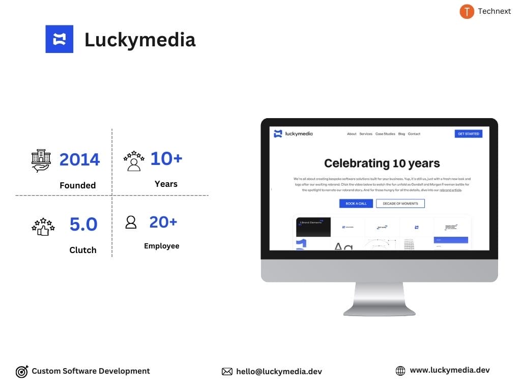 Luckymedia top Next.js development companies