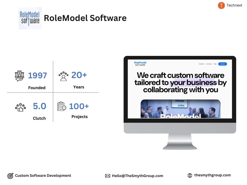 RoleModel Software top software development companies