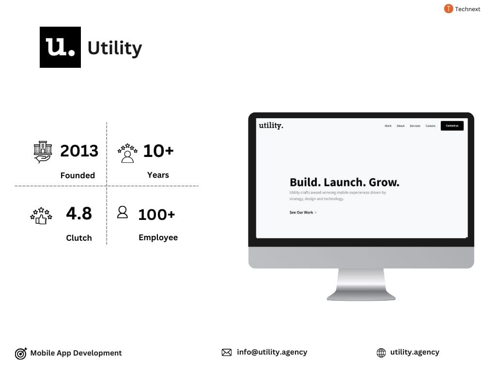 Utility, a top React Native app development company Utility, a top React Native app development company