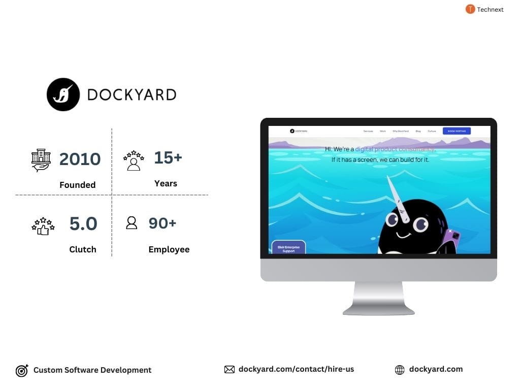 DockYard Top Software Companies for Front End Development 