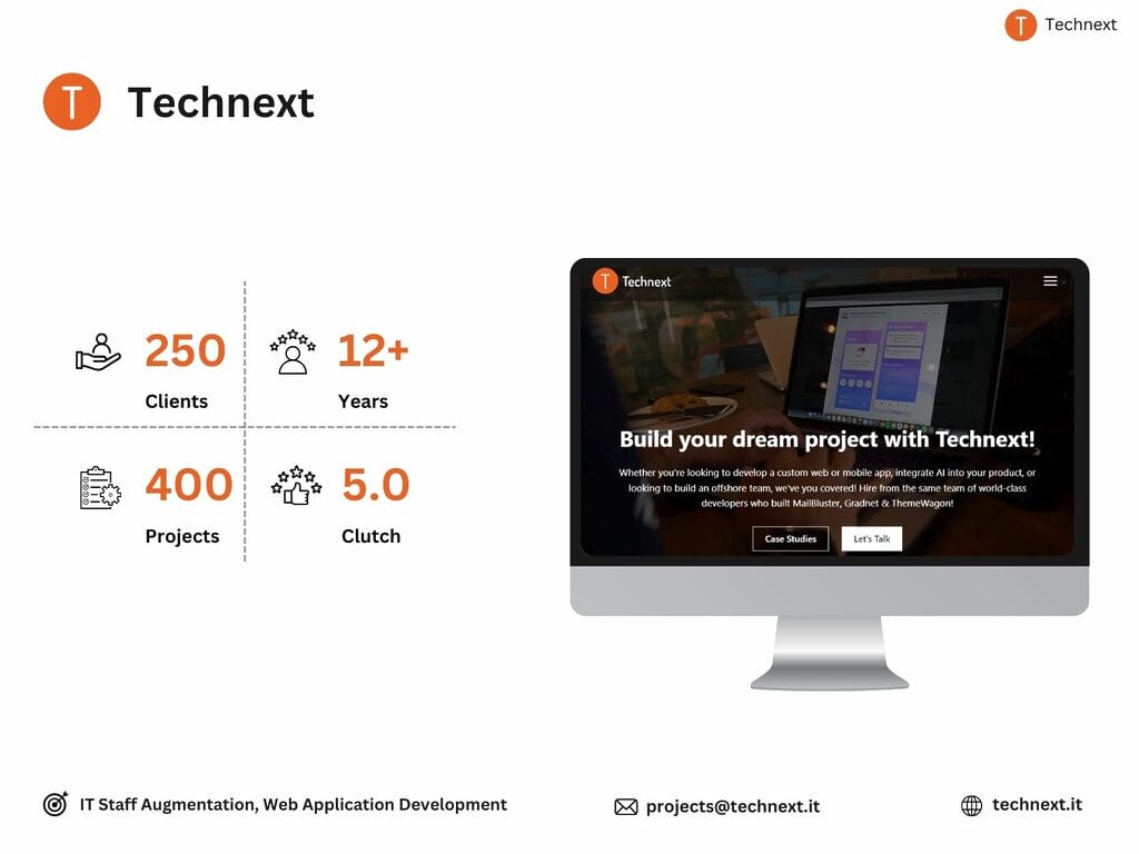 Technext Top Software Companies for Backend Development with Node JS
