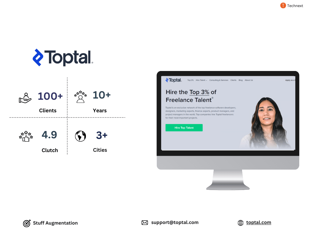 Toptal Top Software Companies for Front End Development in Bootstrap