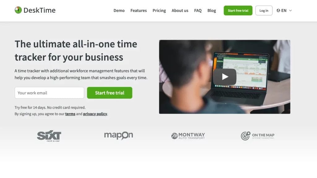 Desk time the best Employee Time Tracking Tool