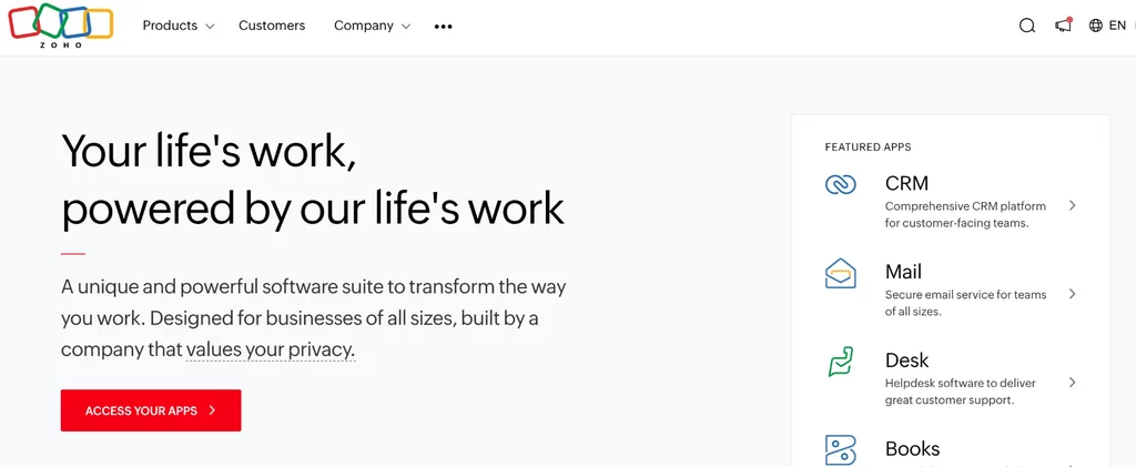 zoho invoice