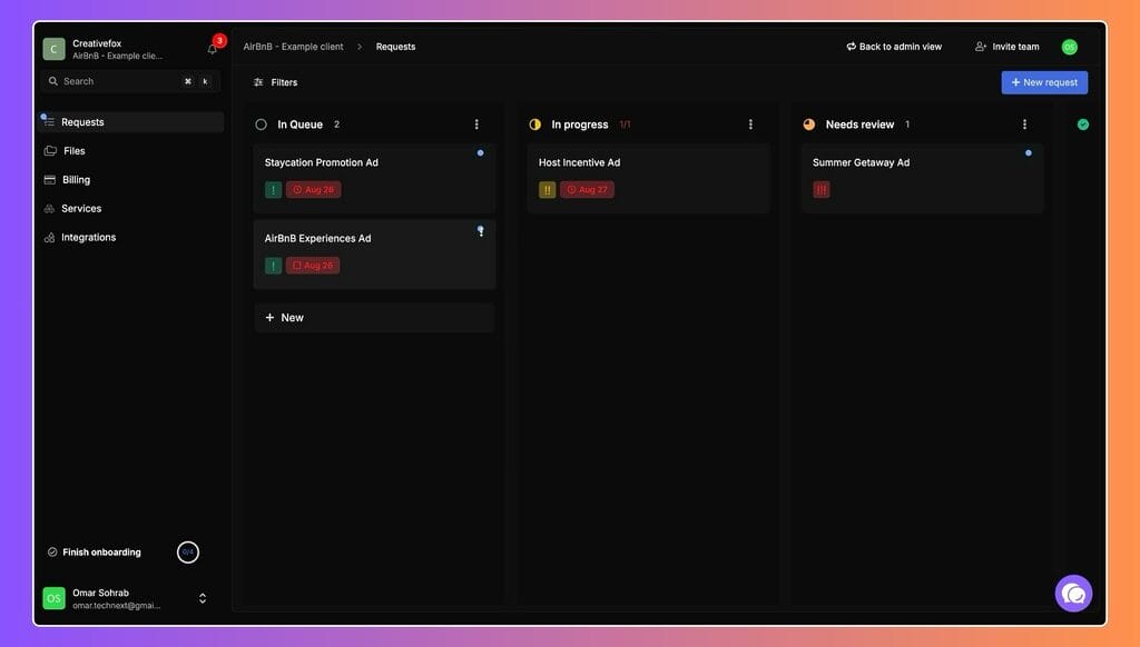 usequeue client portal