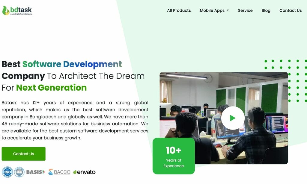BDtask is a leading software company in Bangladesh.