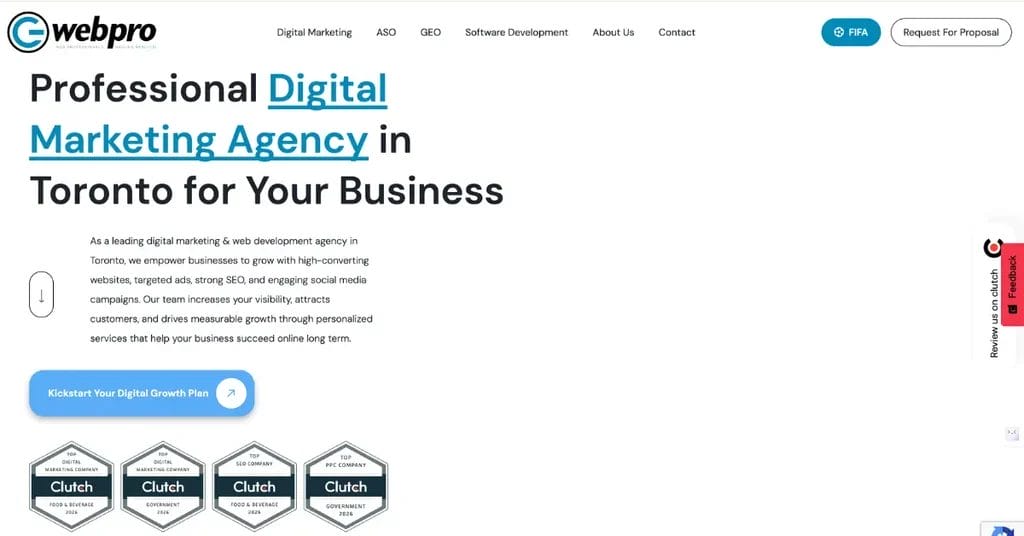 G Web Pro Marketing Inc.